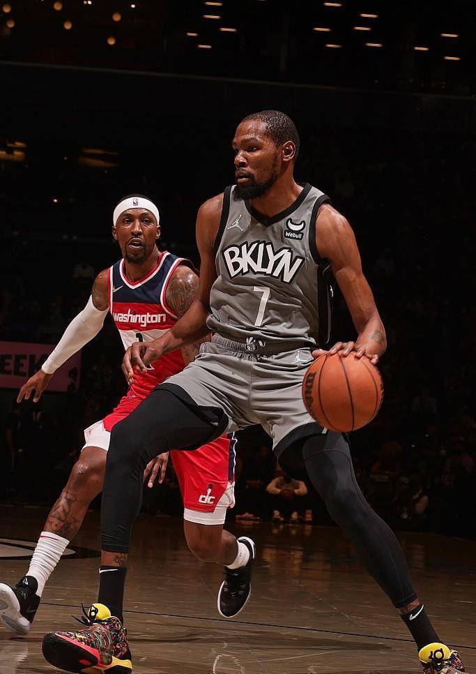 篮网横扫公牛，杜兰特火力全开！