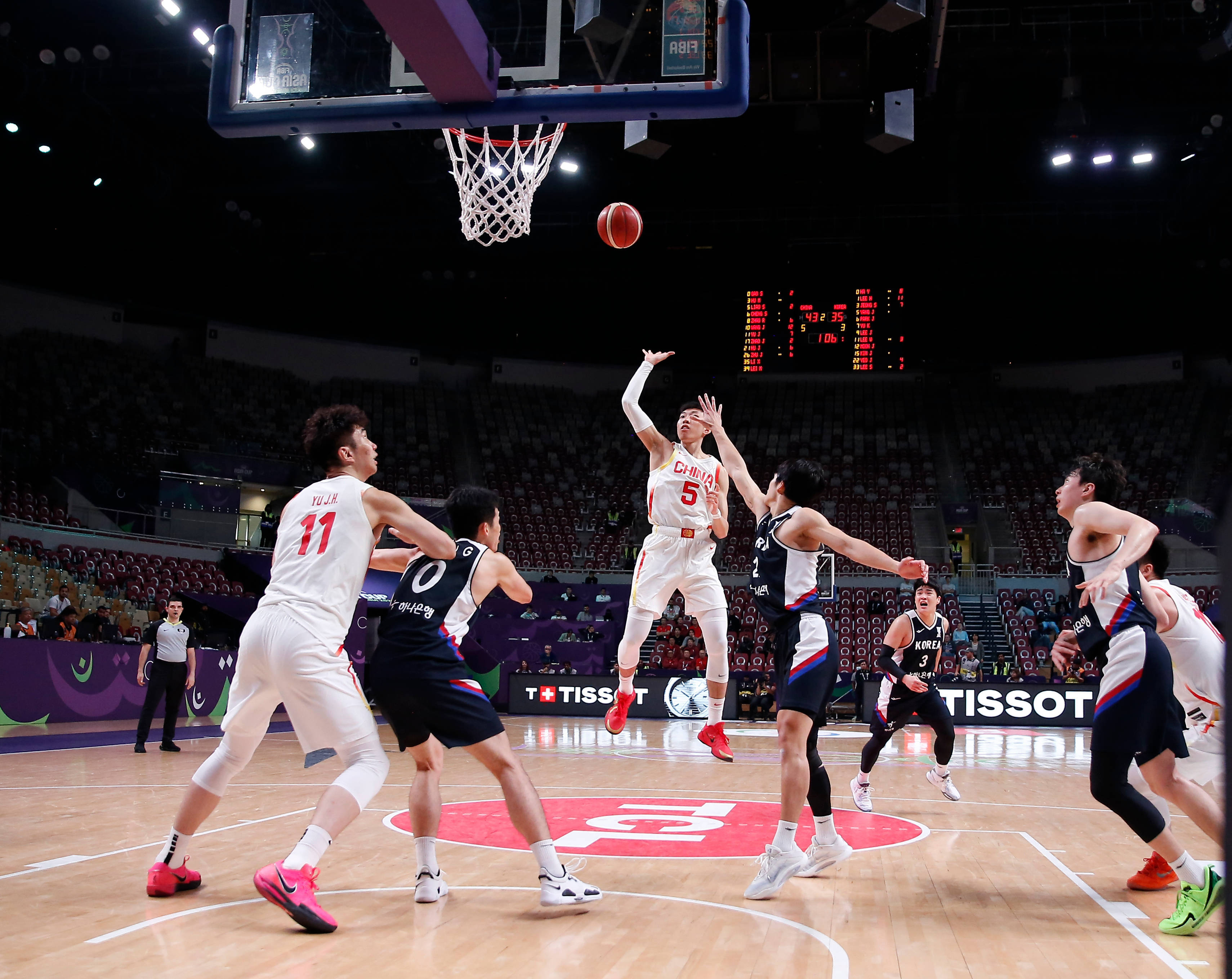 韩国代表队成功进入篮球决赛 韩国代表队成功进入篮球决赛